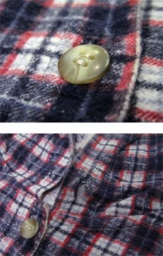 画像4: 1980's Hooded Flannel Check Shirts　PURPLE　size L - XL (表記 なし) (4)