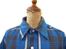画像3: 1970's BIG MAC Heavy Flannel Check Shirts  青系　size L (表記 L) (3)