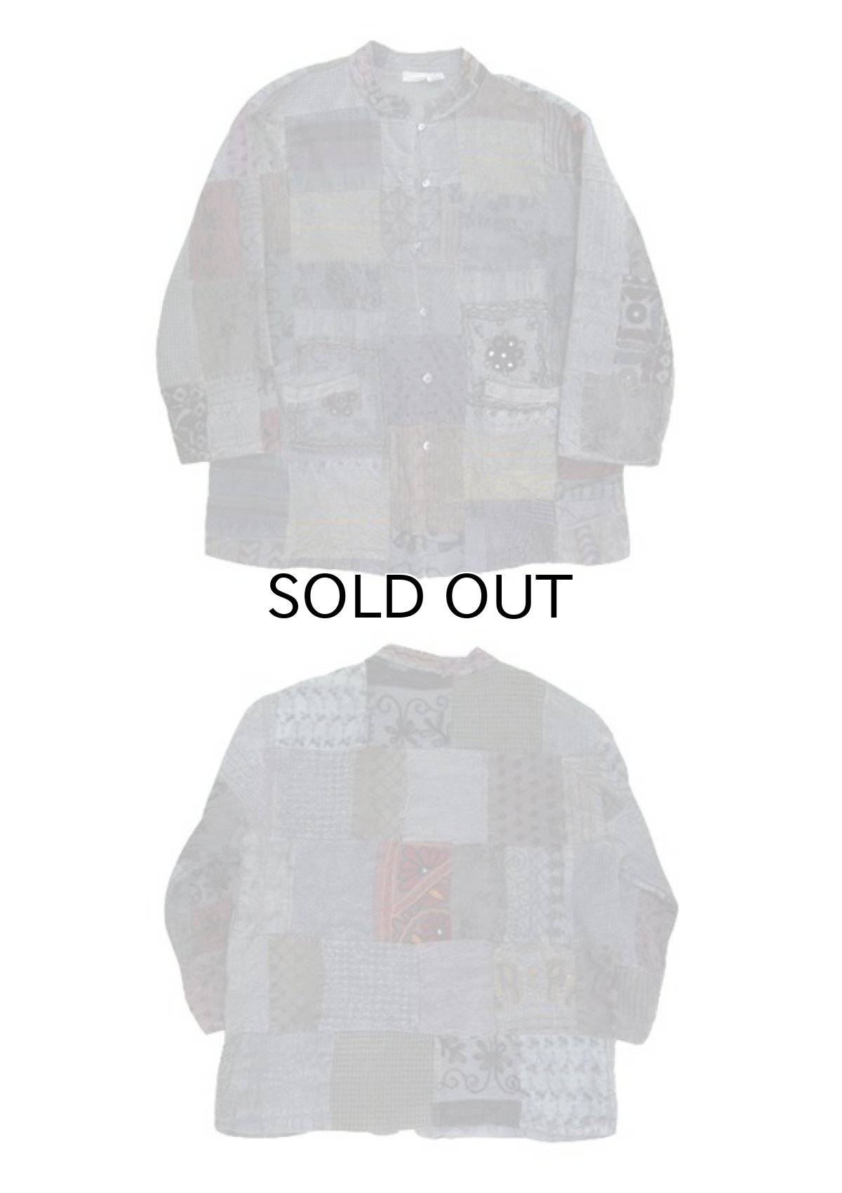 画像5: 1980's~ "newport news" Stand Collar Design Jacket Crazy Pattern size L (表記 16) (5)