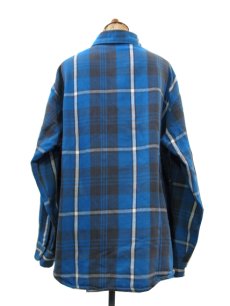 画像2: 1970's BIG MAC Heavy Flannel Check Shirts  青系　size L (表記 L) (2)