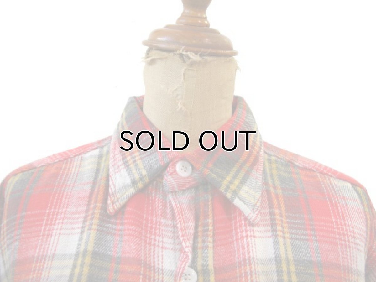 画像3: 1960's "Winter King" Heavy Flannel Check Shirts  size M (表記 不明) (3)