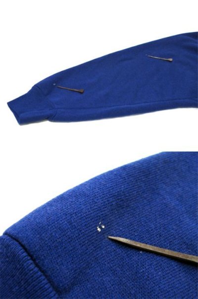 画像2: 1980's Crew Neck Print Sweat "Reebok"　BLUE　size M (表記 不明)