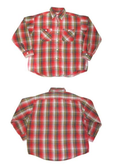 画像1: 1960's "Winter King" Heavy Flannel Check Shirts 　size M (表記 不明)