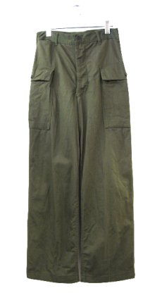 画像1: 1940's U.SARMY M-43 Herringbone Twill Trousers Dead Stock one- washed　size w 30 inch (表記 w30 / L33) (1)