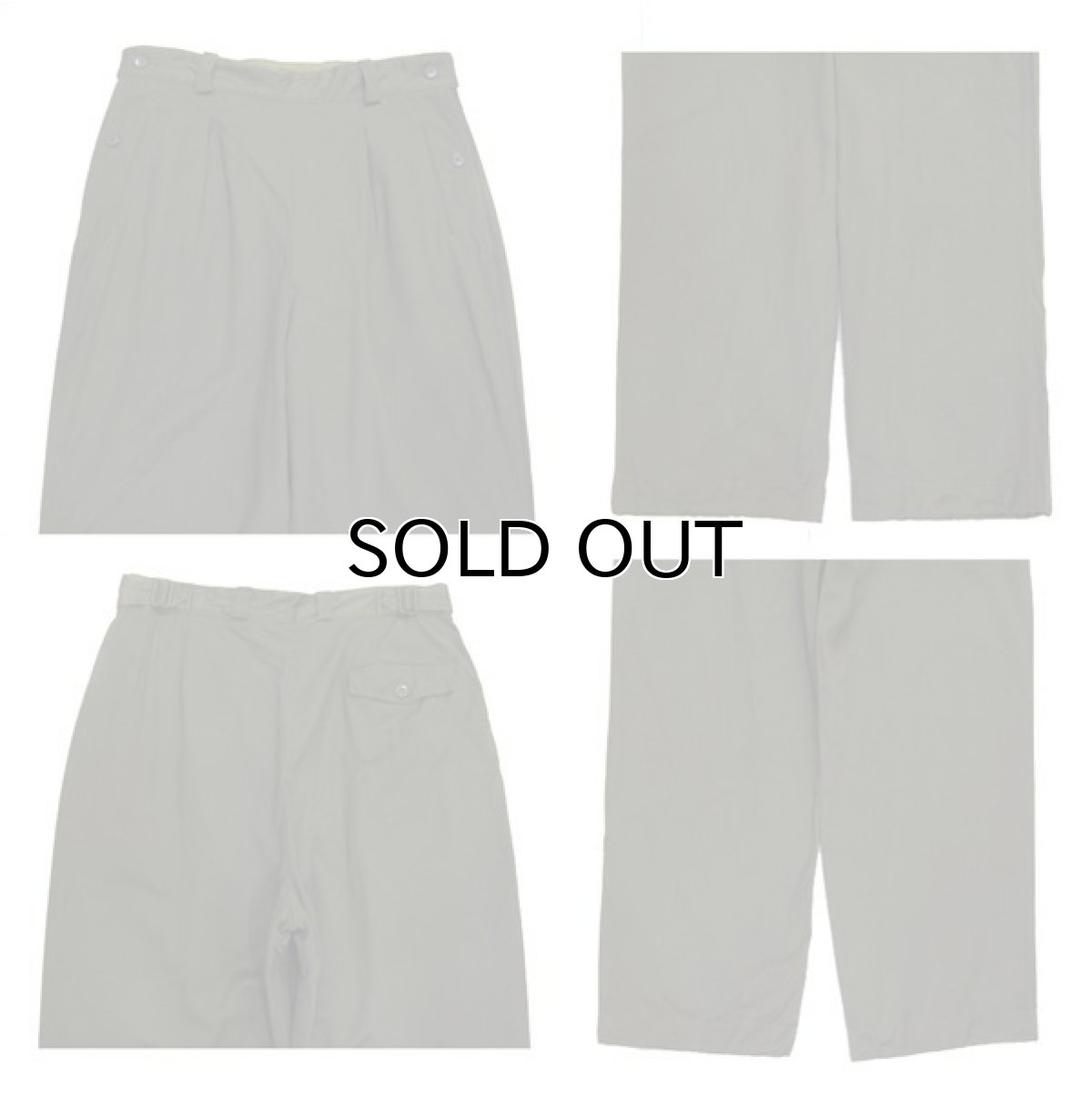 画像3: 1960's French Military Cotton Satin Ridding Pants OLIVE size 29 inch ~ 33 inch (表記 48M) (3)