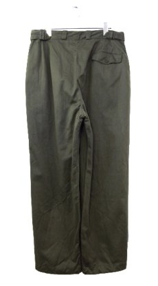 画像2: 1960's French Military Cotton Satin Ridding Pants　OLIVE　size 29 inch ~ 33 inch (表記 48M) (2)