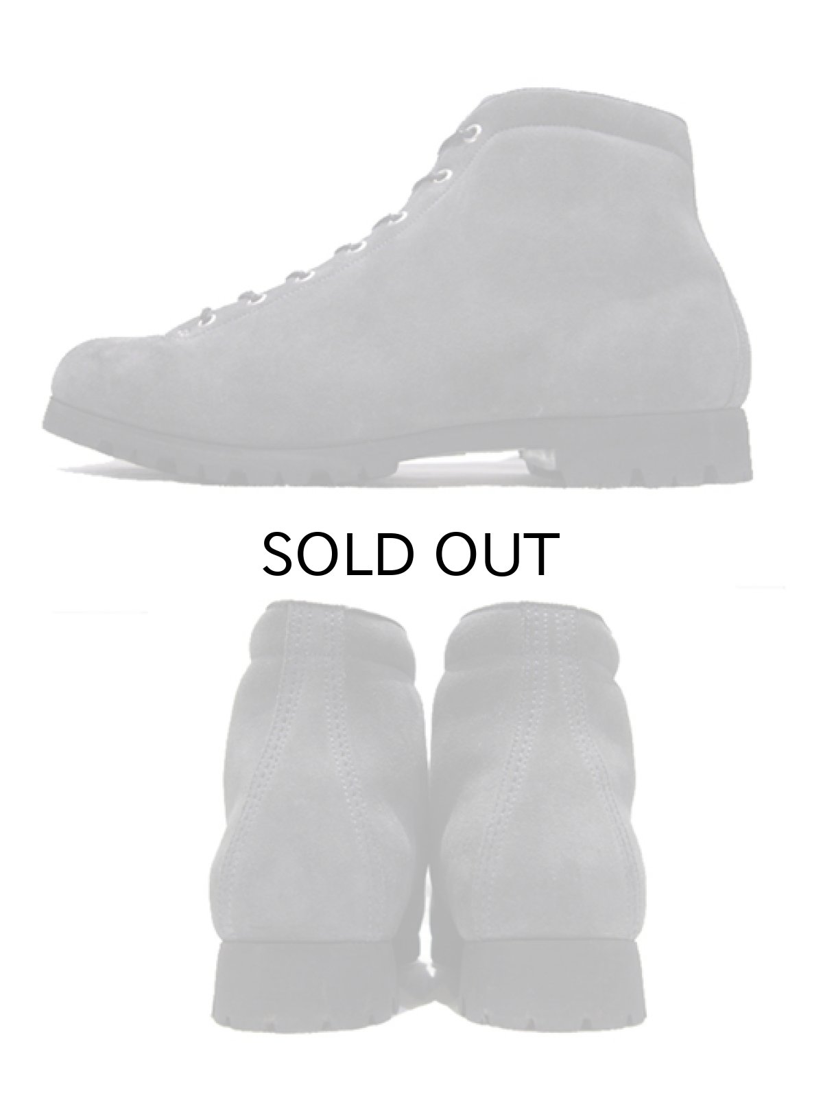 画像3: "PIVETTA" Suede Trekking Boots Dead Stock made in ITALY Charcoal Grey size 11 AA (約 28cm) (3)