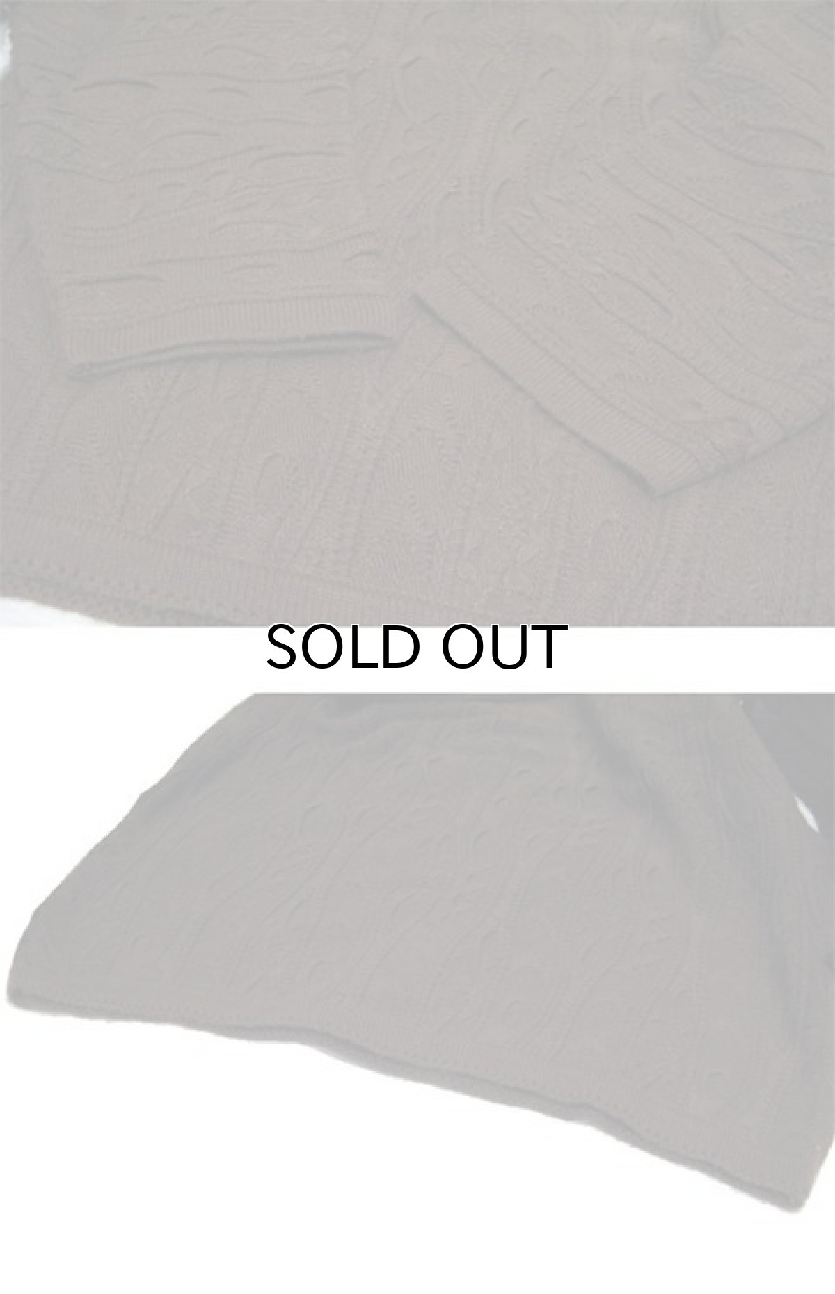 画像5: "COOGI" Pullover Cable Sweater BROWN size XL (表記 なし)  (5)