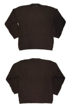 画像2: "COOGI" Pullover Cable Sweater　BROWN　size XL (表記 なし)　 (2)