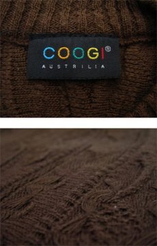 画像4: "COOGI" Pullover Cable Sweater　BROWN　size XL (表記 なし)　 (4)