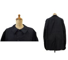 画像2: 1950's French "BEAU-FORT" Cotton Moleskin Jacket　BLACK　size M (表記 46) (2)