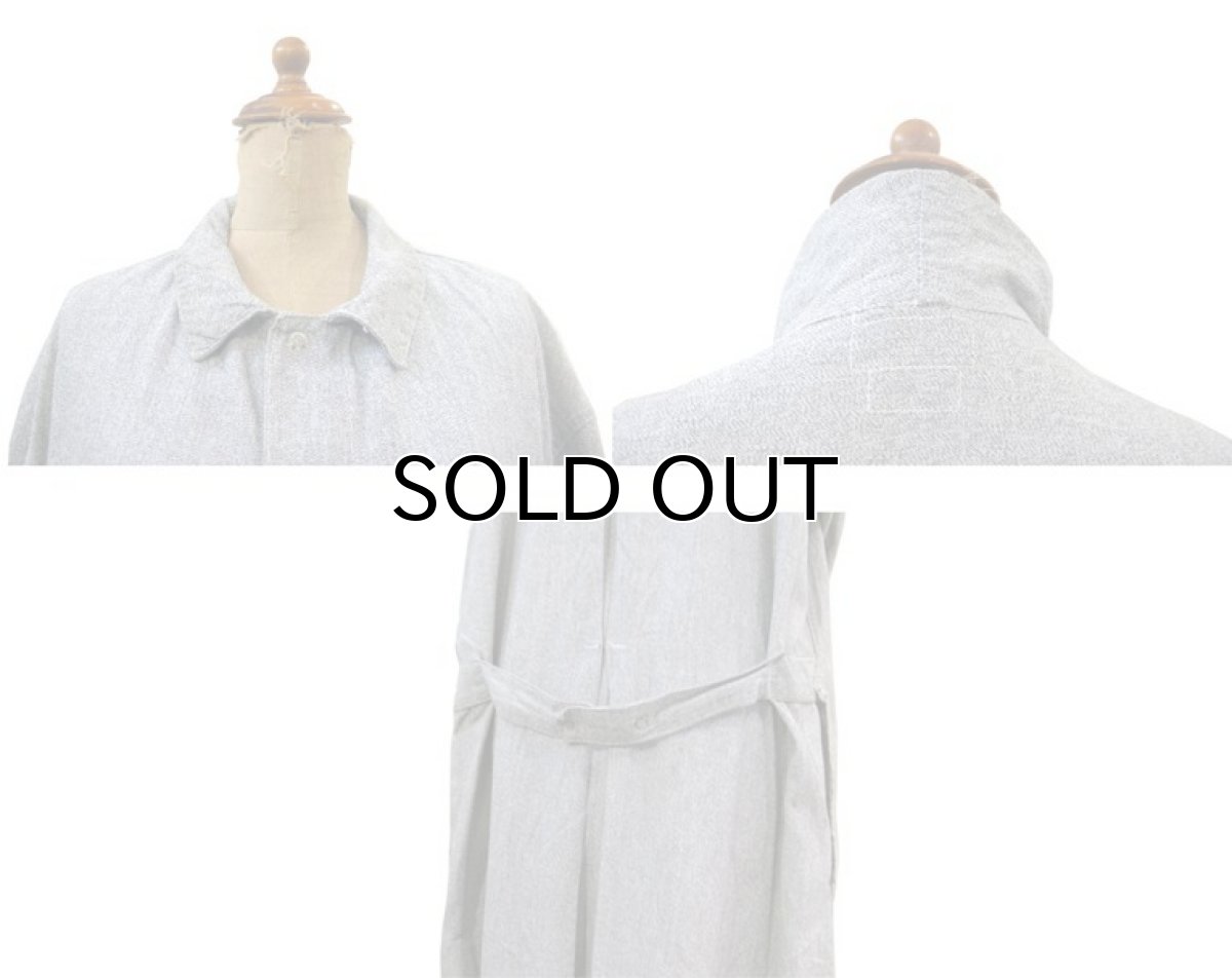 画像4: 1950's "CANPRO" Snap Front Worker Coat Grey Salt and Pepper size L (表記 不明) (4)