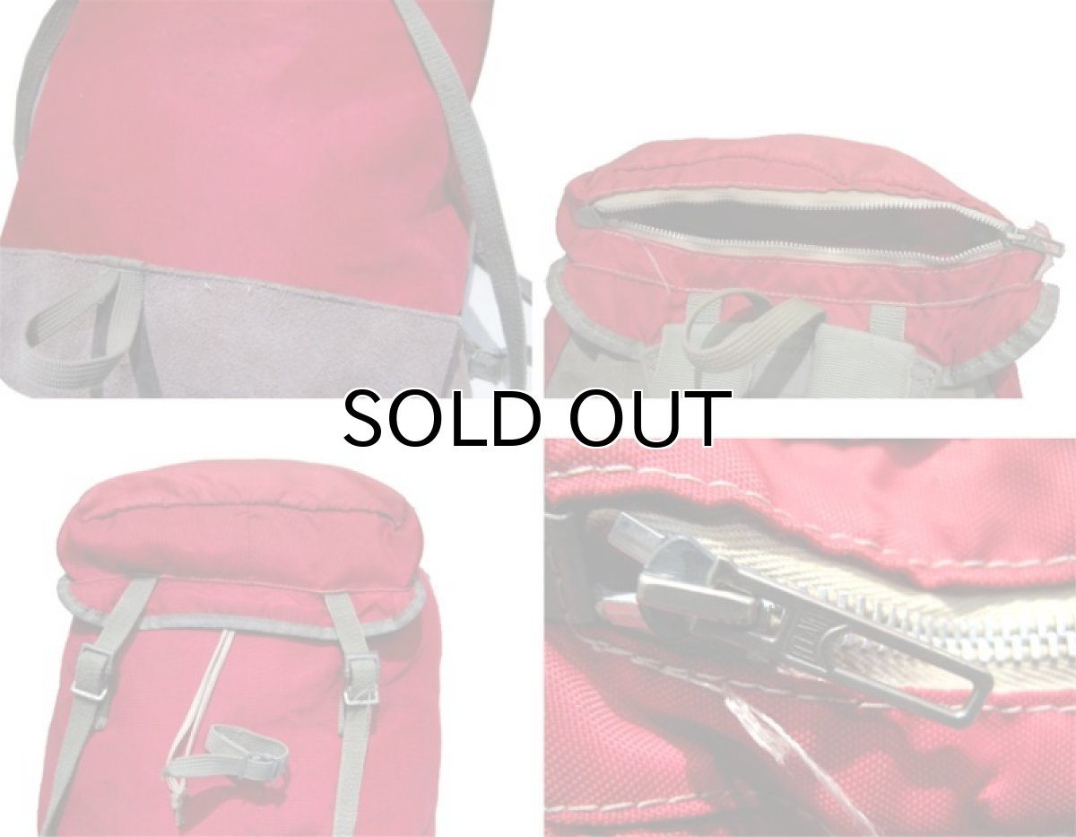 画像4: 1970's "MILLET" Nylon  Back Pack made in France color : RED (4)