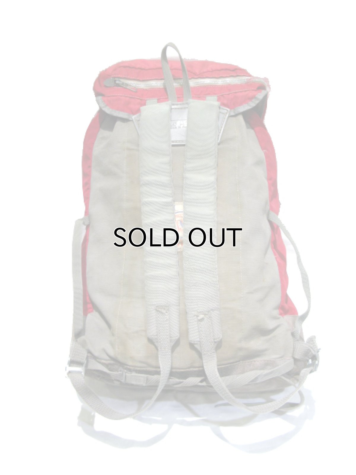画像2: 1970's "MILLET" Nylon  Back Pack made in France color : RED (2)