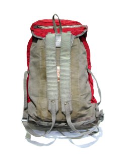 画像2: 1970's "MILLET" Nylon  Back Pack made in France　color : RED (2)