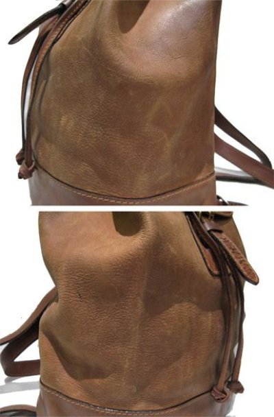 画像3: French "Charles et Charlus" Leather Back Pack　color : BROWN