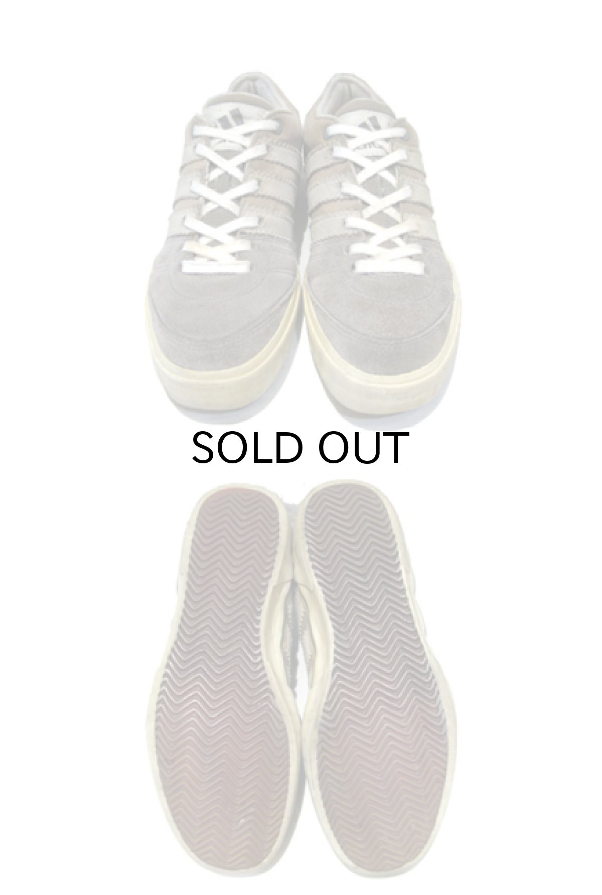 画像3: 1990's adidas Suede x Canvas Sneaker GREY size 6 1/2 (約 24.5cm) (3)