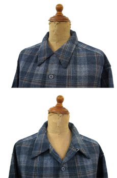 画像3: 1970's~ "Pendleton" Open Collar L/S Wool Shirts　GREY　size M - L (表記 L) (3)