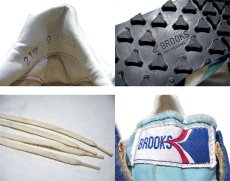 画像4: 1980's "BROOKS" Running Shoes Dead Stock　BLUE　size L 9 (約26cm) (4)
