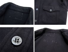 画像4: 1950's U.S.Navy 1Pocket C.P.O Wool Shirts　NAVY　size S - M (表記 不明) (4)