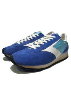 画像1: 1980's "BROOKS" Running Shoes Dead Stock　BLUE　size L 9 (約26cm) (1)