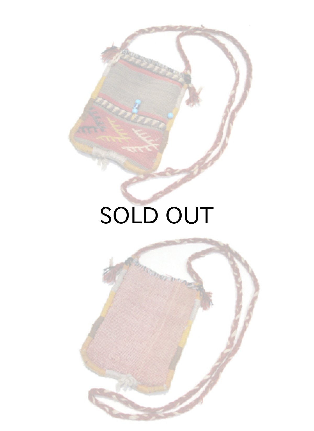 画像2: (A) OLD Kilim Pochette 16cm x 22 cm (2)