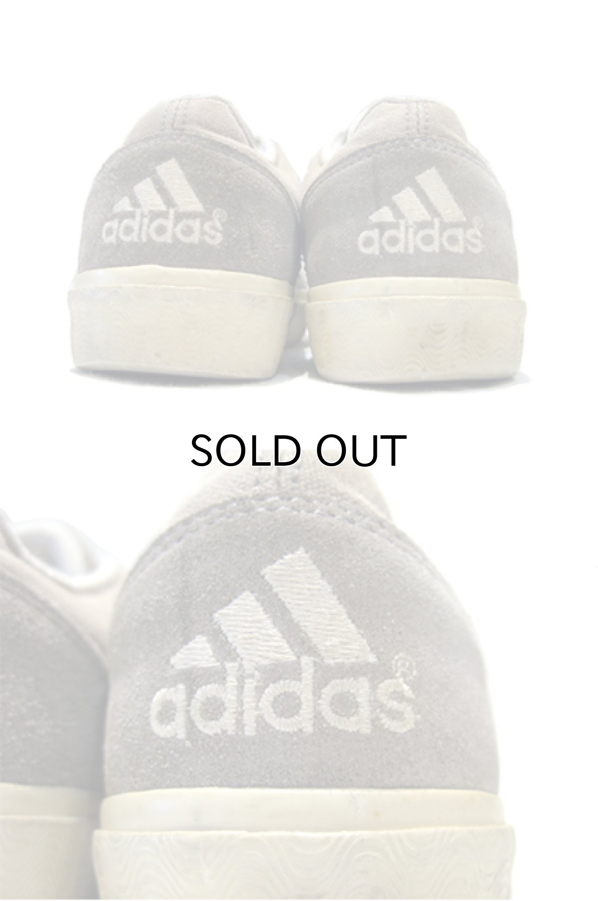 画像4: 1990's adidas Suede x Canvas Sneaker GREY size 6 1/2 (約 24.5cm) (4)