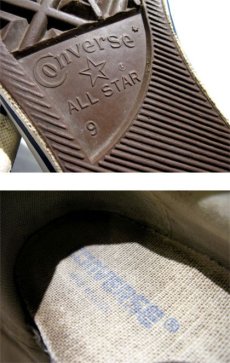 画像3: 1990's Converse "ALL STAR" Hi Canvas Sneaker made in U.S.A　Natural 　size 9 (27cm ~ 27.5 cm) (3)