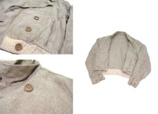 画像4: ~1950's French Double Breasted Short Jacket　BEIGE　size S (表記 不明) (4)
