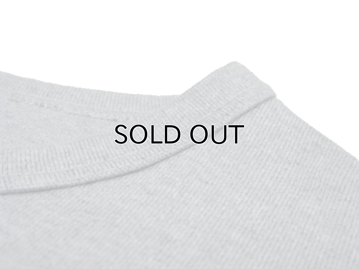 画像4: " Note and Pen the poem " ノートとペン "ポエムのTee"(袖九分目) GREY (4)