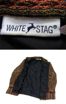 画像4: 1990's~ "White Stag" China Front Design Jacket　Crazy Pattern　size L (表記 L 12-14) (4)
