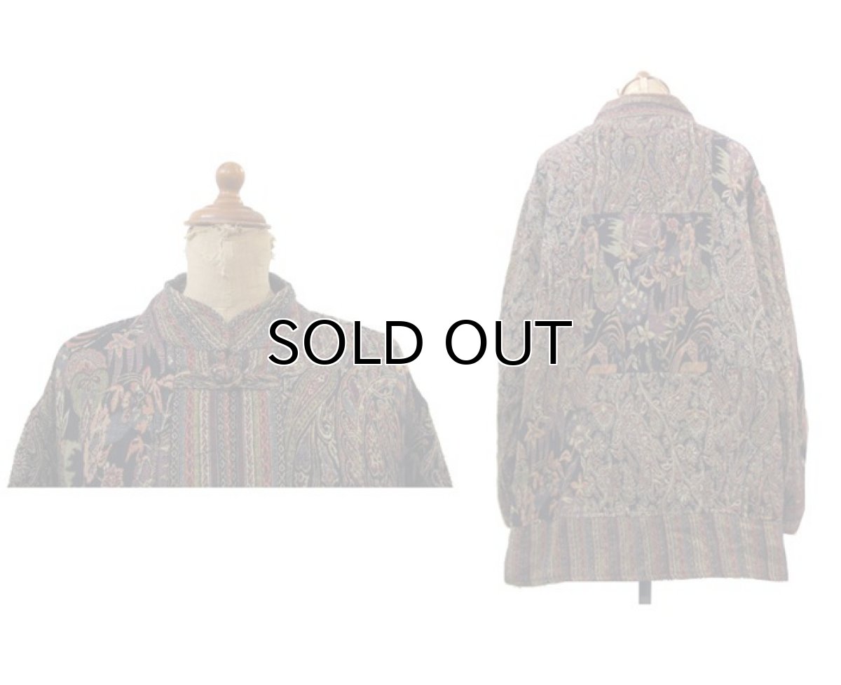 画像2: 1990's~ "White Stag" China Front Design Jacket　Crazy Pattern　size L (表記 L 12-14) (2)