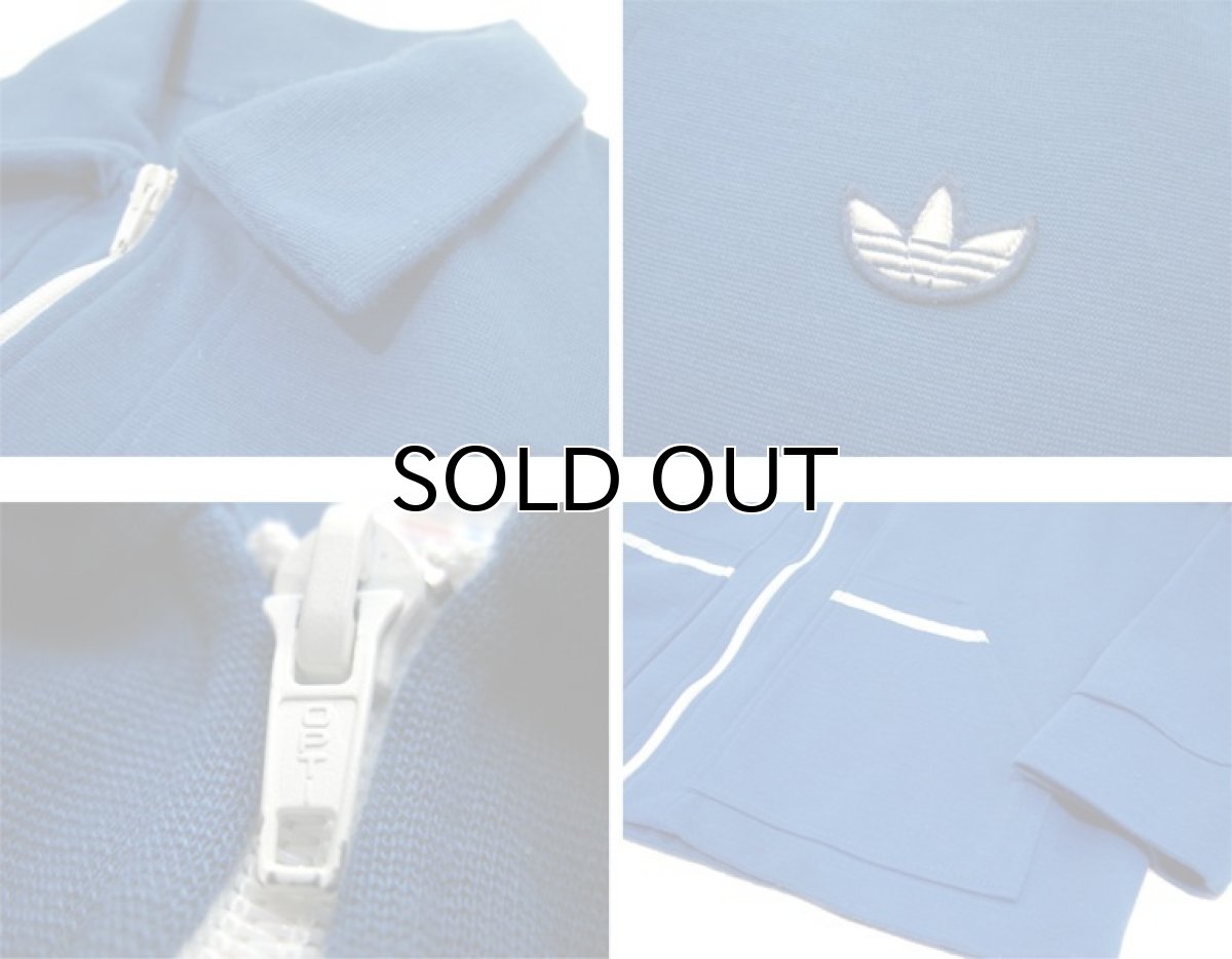 画像5: 1980's "adidas" Jersey Jog Top's made in West Germany Blue / White size M - L (表記 L) (5)