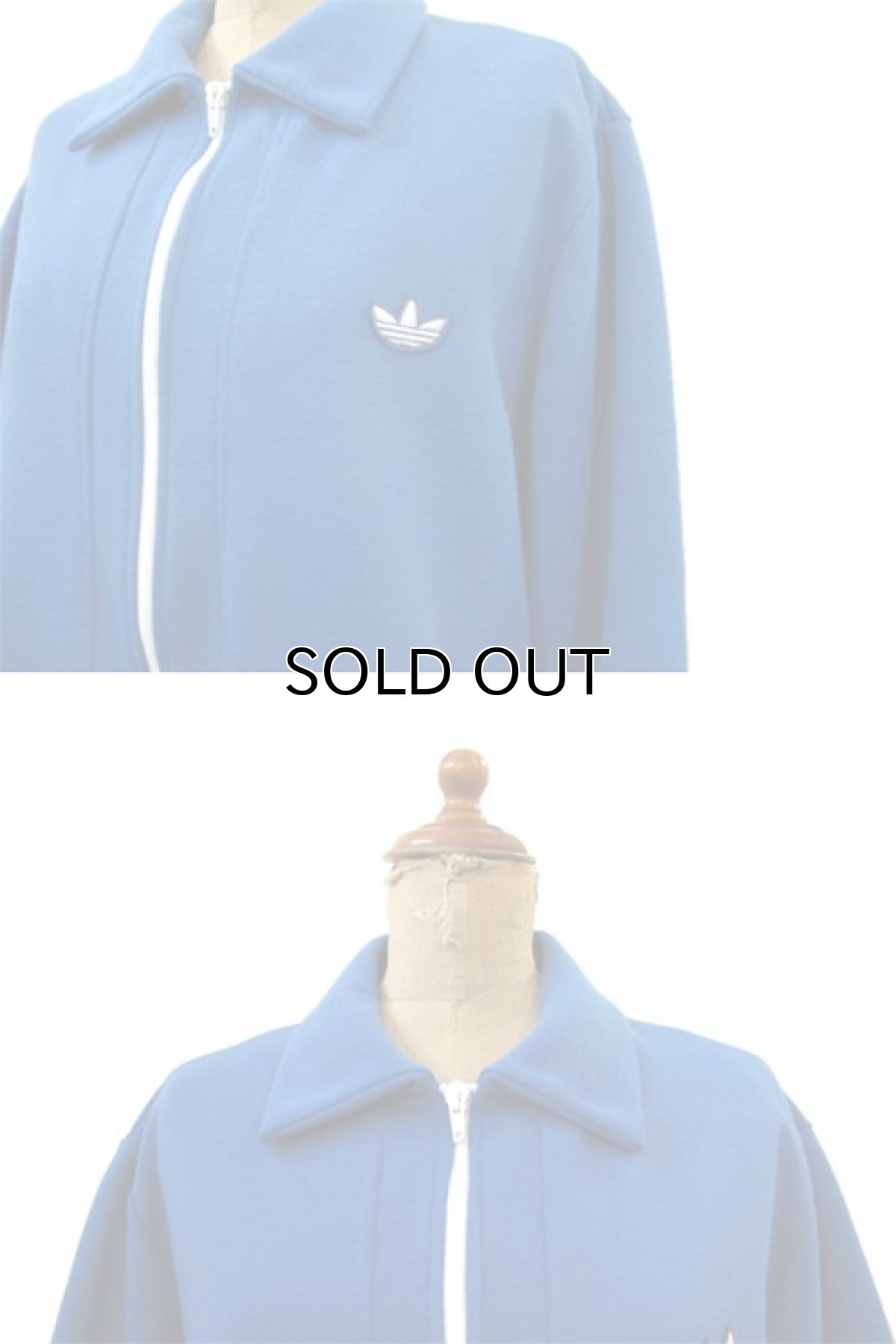 画像3: 1980's "adidas" Jersey Jog Top's made in West Germany Blue / White size M - L (表記 L) (3)