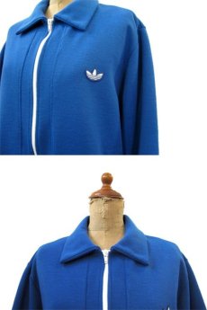 画像3: 1980's "adidas" Jersey Jog Top's made in West Germany　Blue / White　size M - L (表記 L) (3)