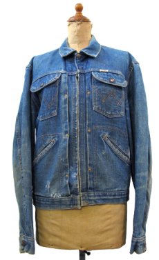 画像1: 1960's "Wrangler" 24MJZ Denim Jacket　Indigo Denim 　size S (表記 36)　 (1)