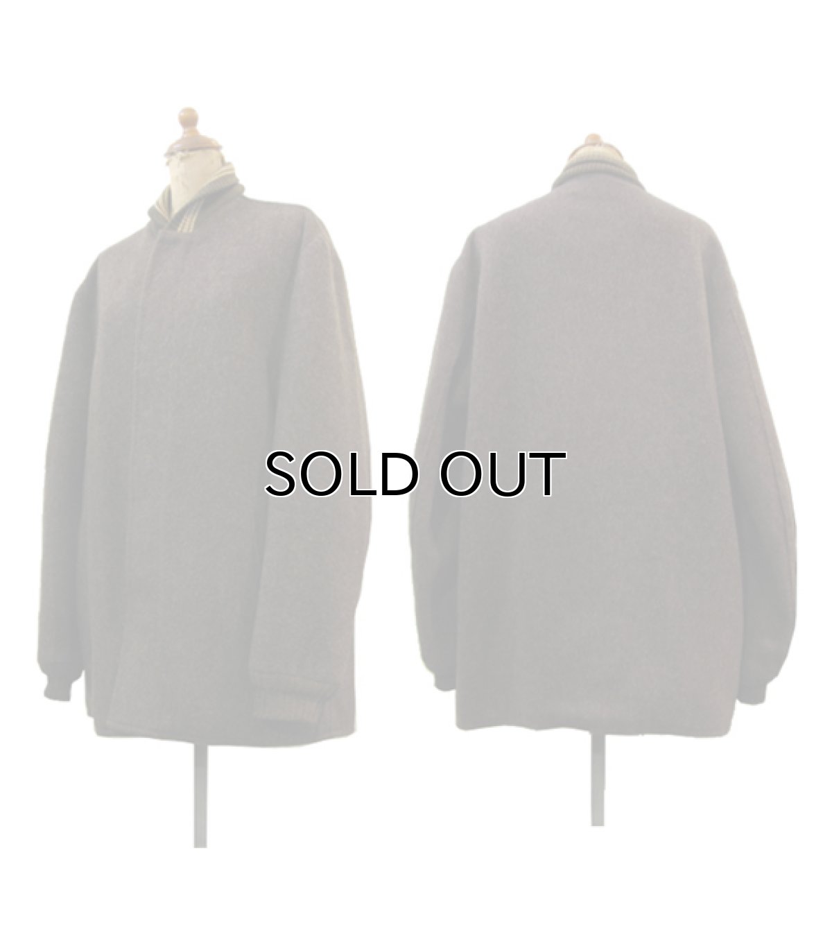 画像2: 1950's "Sierra by SILTON" Felting Finish (Boiled) Wool Coat　BROWN　size M (表記 M) (2)