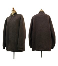 画像2: 1950's "Sierra by SILTON" Felting Finish (Boiled) Wool Coat　BROWN　size M (表記 M) (2)