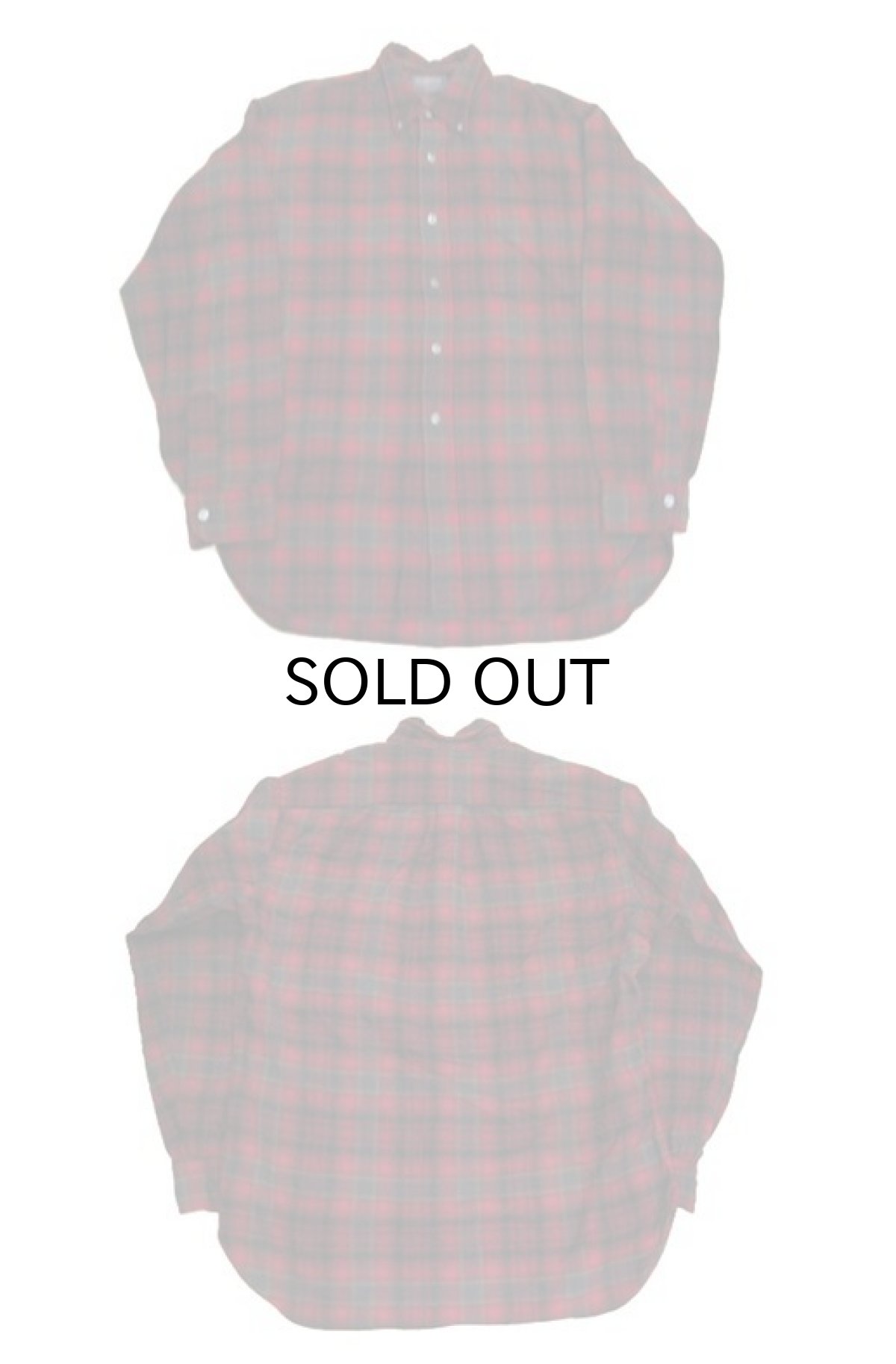 画像4: 1950's~ "Pendleton" Buttondown L/S Wool Shirts Red / Black size M - L (表記 L) (4)