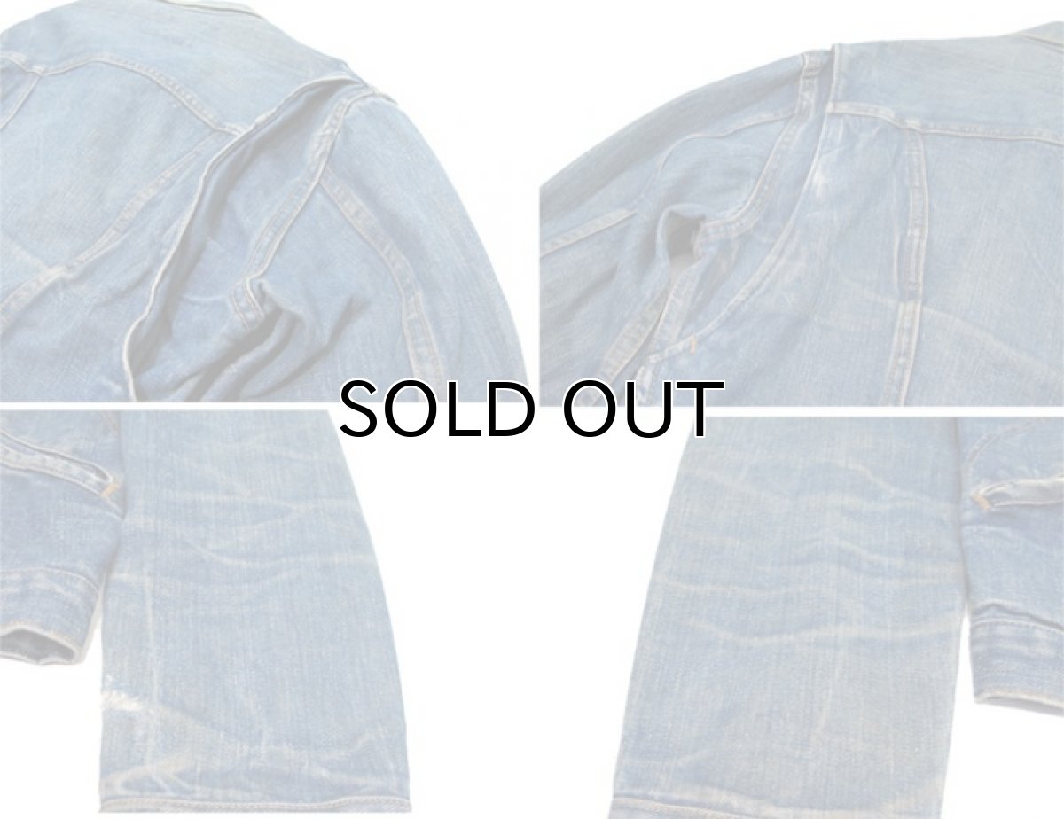 画像5: 1960's "Wrangler" 24MJZ Denim Jacket Indigo Denim  size S (表記 36)  (5)