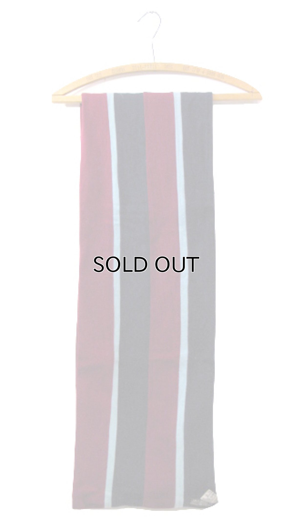 画像3: 1960's "T.M,Lewis & Sons" England School Muffler　Burgundy / Navy　161cm x 26.5cm  (3)