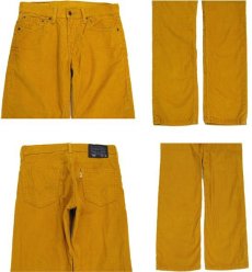 画像3: Levi's 511 Corduroy Skinny Pants　Mustard　size w 31 inch (表記 w30 L32) (3)