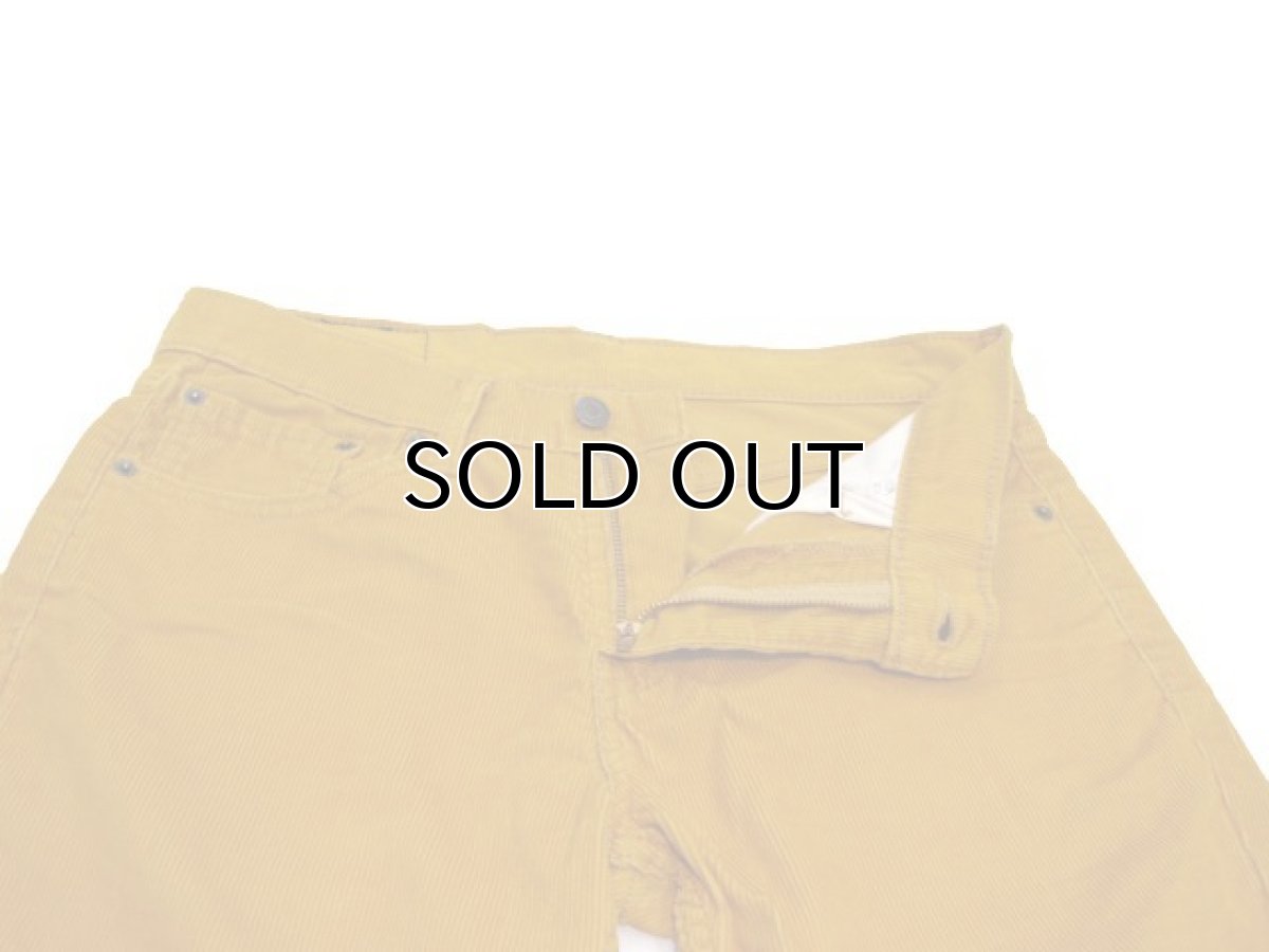 画像5: Levi's 511 Corduroy Skinny Pants　Mustard　size w 31 inch (表記 w30 L32) (5)