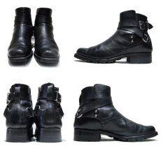 画像2: 1980's~ Squire Toe Strap Boots made in Mexico　BLACK　size 42 (約 27cm) (2)