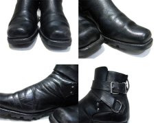 画像3: 1980's~ Squire Toe Strap Boots made in Mexico　BLACK　size 42 (約 27cm) (3)
