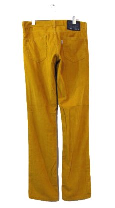 画像2: Levi's 511 Corduroy Skinny Pants　Mustard　size w 31 inch (表記 w30 L32) (2)