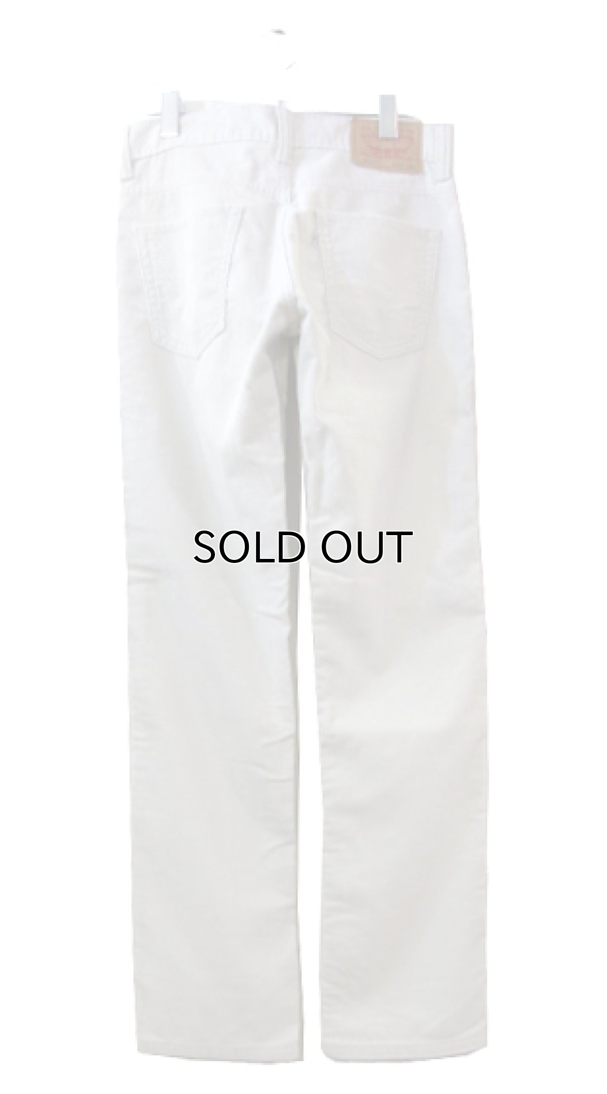 画像2: Levi's 511 Corduroy Skinny Pants　White　size w 31.5 inch (表記 w30 L30) (2)