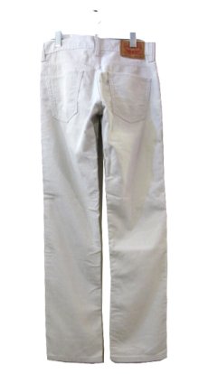 画像2: Levi's 511 Corduroy Skinny Pants　White　size w 31.5 inch (表記 w30 L30) (2)