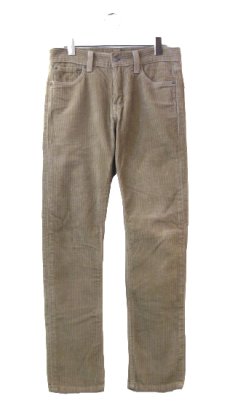 画像1: Levi's 510 Corduroy Super Skinny Pants　BEIGE　size w 30 inch (表記 w30 L30) (1)