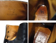 画像4: "J.M.WESTON" Plain Toe Race Up Boots made in France　BLACK　size 7D (約 26.5cm) (4)